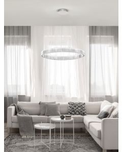 AURELIA Chrome Metal & Crystal LED 47W 2