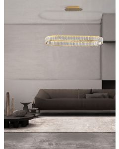 AURELIA Gold Metal & Crystal LED 48W 230