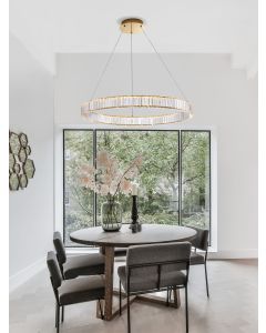 AURELIA Gold Metal & Crystal LED 47W 230