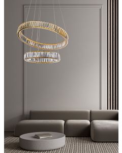 AURELIA Gold Metal & Crystal LED 46W 230