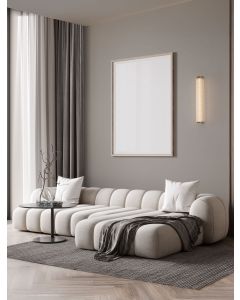 ESSENZO Antique Brass Steel & Glass LED