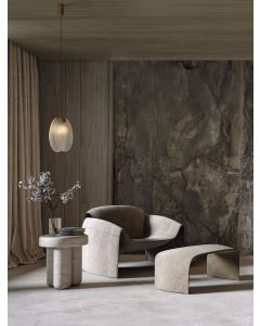 SHELINA Antique Brass Steel & Glass LED