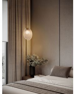 SHELINA Antique Brass Steel & Glass LED