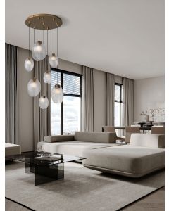 SHELINA Triac Dimmable Antique Brass St