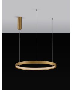 PERRINE Brushed Gold Aluminum & Silicone