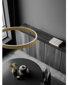 ELOWEN Pendant Lamp Brushed Gold Alumini