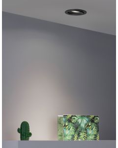 REDO Sandy Black Aluminium LED GU10 1x10
