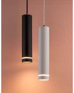 ESCA Sandy Black Aluminium & Acrylic LED