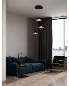 Morfi Triac Dimmable Sandy Black Metal