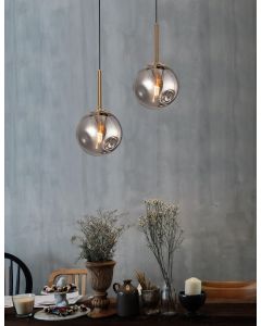 SPADA Gold Metal & Chrome Glass Black PV