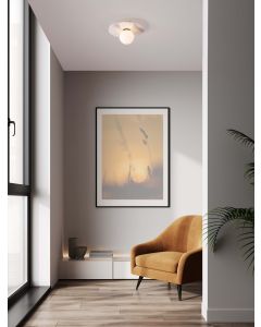 Idor White Marble & Opal Glass LED G9 1
