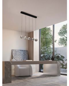Ifos Triac Dimmable Sandy Black & Chrome