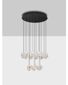Ifos Triac Dimmable Sandy Black & Chrom