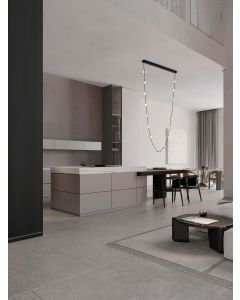 Alcinoe Triac Dimmable Matt Black & Gold