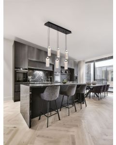 Lune Triac Dimmable Chrome Steel & Alum