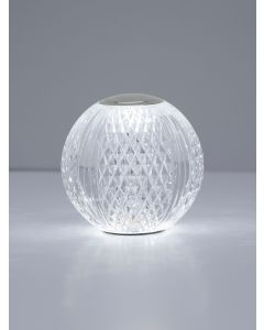 BRILLANTE Silver Aluminium & Acrylic LED
