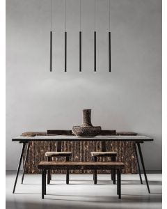 DANDIA Black Aluminum LED Pendant light