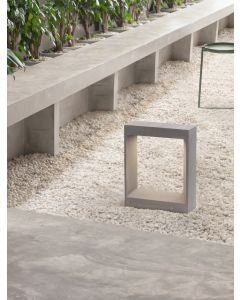 CAIRO Gray Cement Glass Diffuser LED 8 W