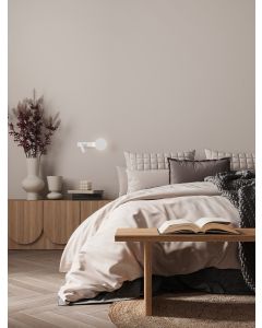 Noima Sandy White Aluminium & Steel LED