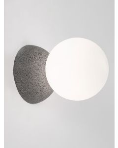 ZERO Gray Concrete & Opal Glass LED G9 1
