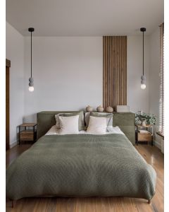 Zero Gray Concrete & Opal Glass LED G9