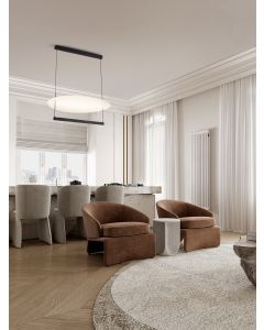 Diona Triac Dimmable Sandy Black & Whit