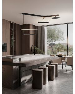 Diona Triac Dimmable Sandy Black & Whit