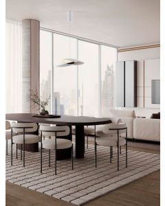 Olea Triac Dimmable Sandy White Alumini