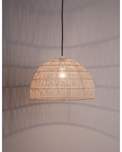 MELODY Natural Ratan Black Fabric Wire &