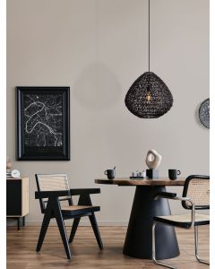 Capa Black Paper Rope Black Fabric Wire