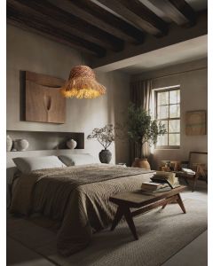 SORELLO Natural Water Hyacinth & Raffia