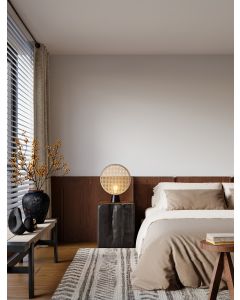 TIERRA Natural Rattan & Sandy Black Met