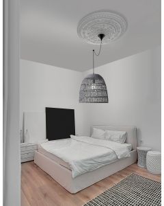 DESTIN Pendant light, Iron & Rattan, Gre