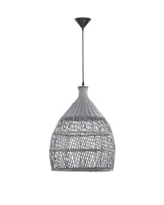 DESTIN Pendant light, Metal & Rattan, Gr