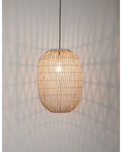 MELODY Natural Ratan Black Fabric Wire &