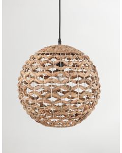 GRIFFIN Pendant light, Iron &Water Hyaci