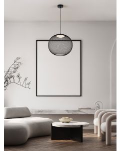 Kinetic Matt Black Metal & Acrylic LED