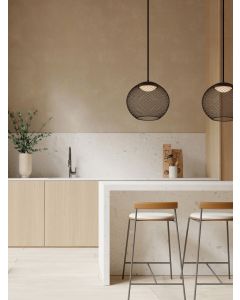 Kinetic Matt Black Metal & Acrylic LED