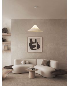 Oket Mulberry Silk Sandy White Base LED