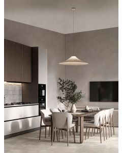 Oket Mulberry Silk Sandy White Base LED