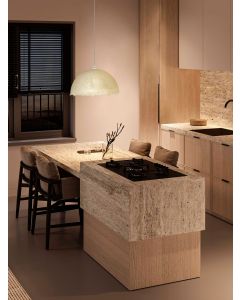 Lalu Sandy White Glass Fibre LED E27 1x