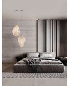 Esperia Mulberry Silk Sandy White Base