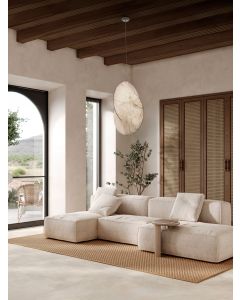 Esperia Mulberry Silk Sandy White Base