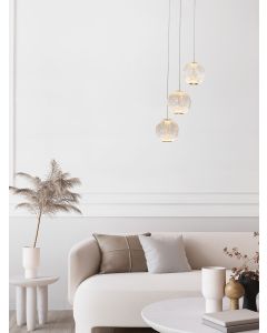 BRILLANTE Gold Aluminium & Acrylic LED 1