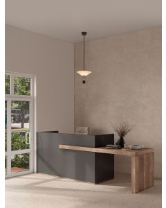 Anafi Sandy Black Steel & Aluminium Clea