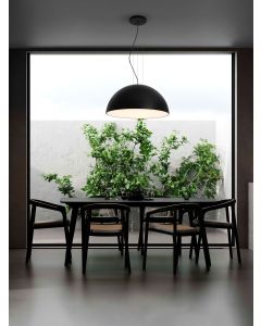 Tholos Sandy Black & Inner Matt White Me