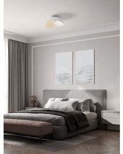 Opsi Sandy White Metal LED E27 1x12Watt