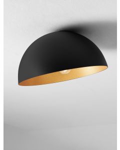 Gea Sandy Black & Inner Gold Metal LED