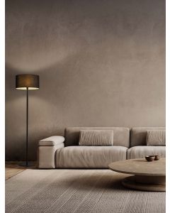 Sibnia Sandy Black Metal & Fabric LED E