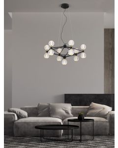 BELINDA Black Aluminium & Acrylic LED 54